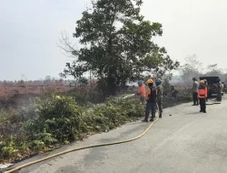 Kebakaran Lahan di Antibar Meluas, Warga Mengungsi dan Tim Gabungan Terus Berjuang