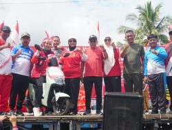 Ribuan Warga Segedong Antusias Ikuti Jalan Santai HUT ke-80 RI