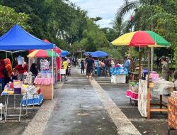 Central Point UMKM Mempawah Resmi Dibuka, Puluhan Pedagang Ramaikan Taman Teratai