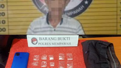 Satresnarkoba Mempawah Ringkus Pria Bawa 3,94 Gram Sabu