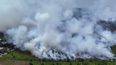Asap Tebal Selimuti Mempawah, Status Tanggap Darurat Ditetapkan