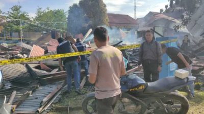 Gedung SMAN 1 Toho Mempawah Terbakar